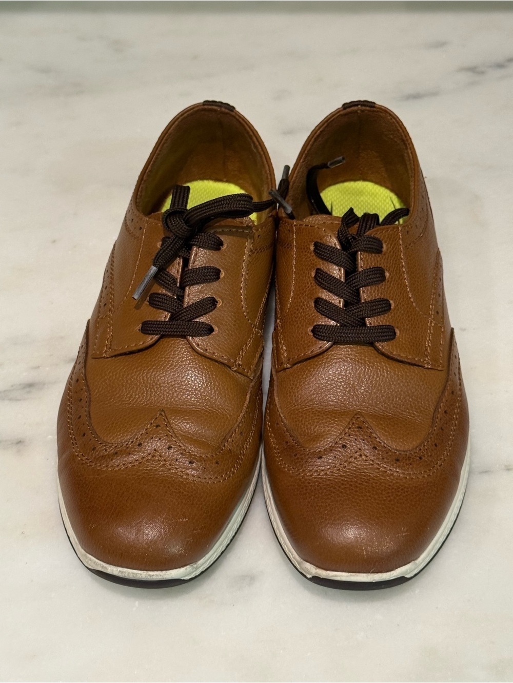 Florsheim Kids Brown Wingtip Dress Shoes